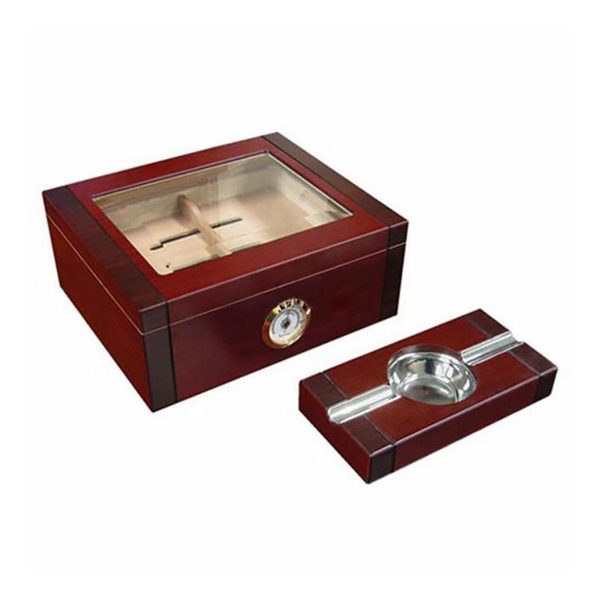 Sovereign 50 Count 2 Tone Humidor with Ashtray