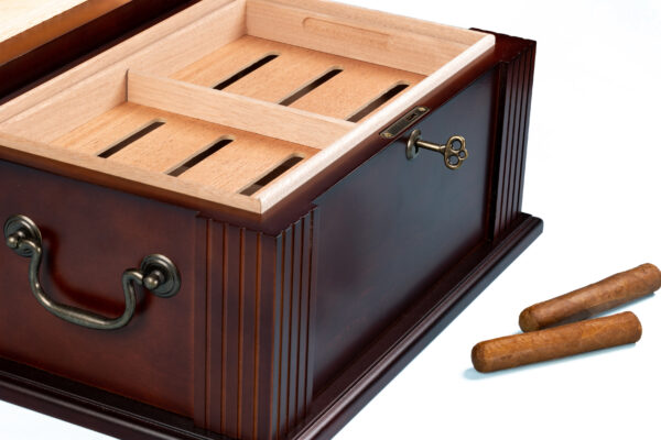 50 Count Antique Cigar Humidor