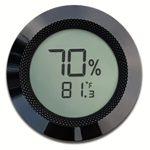 Round Digital Hygrometer / Easy to Read Display & Calibration