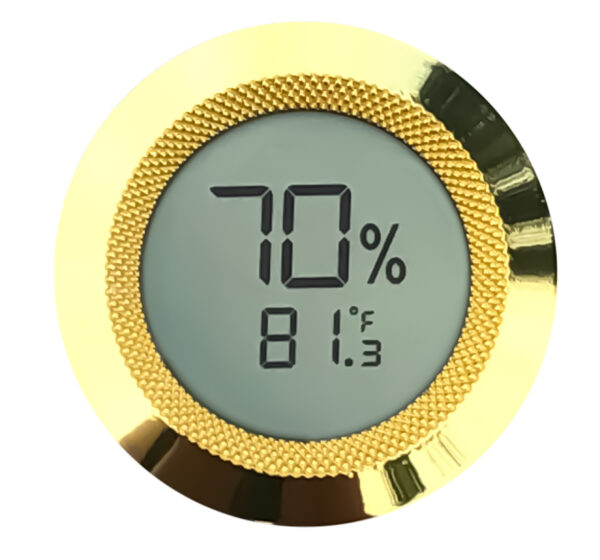 Round Digital Hygrometer / Easy to Read Display & Calibration