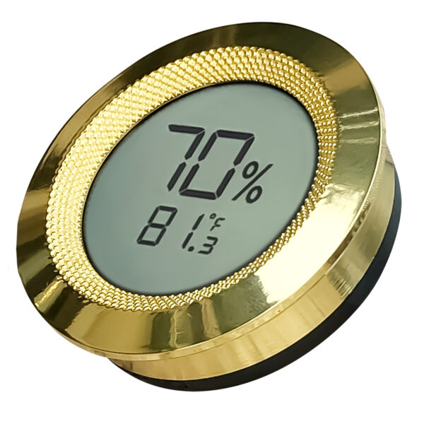 Round Digital Hygrometer / Easy to Read Display & Calibration