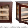 Marciano 250 Count Countertop Display Humidor - Image 6