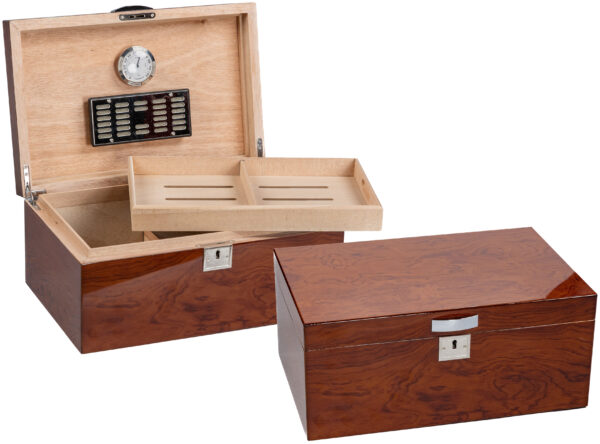 Princeton 130 Count Exotic Wood Finish Humidor