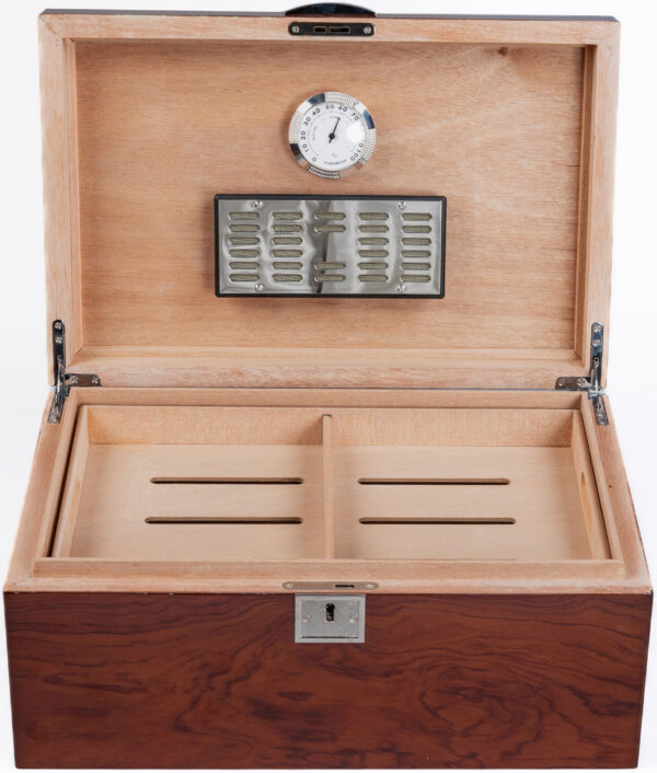 Princeton 130 Count Exotic Wood Finish Humidor