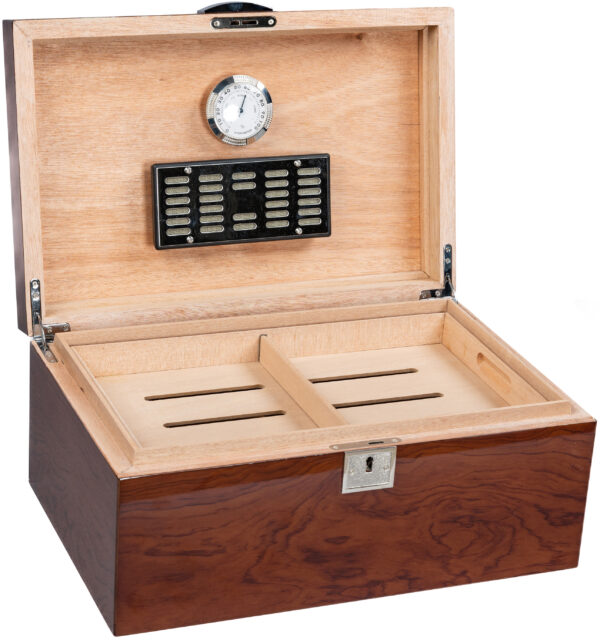 Princeton 130 Count Exotic Wood Finish Humidor