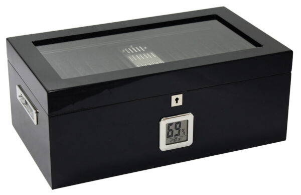 Raven 120 Count Full Black Cigar Humidor