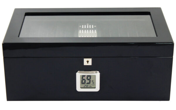 Raven 120 Count Full Black Cigar Humidor