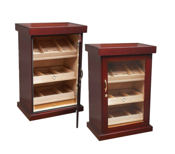 Spartacus 1000 Count Cabinet Cigar Humidor Classic Cherry Finish