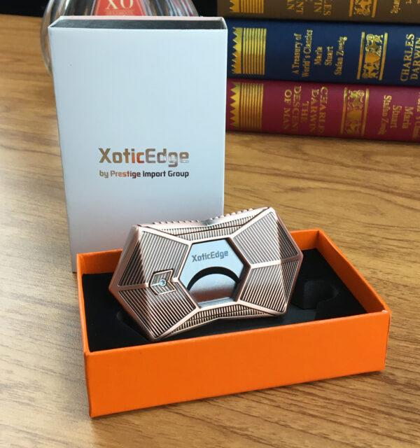 XoticEdge Xpanse Box Wing Guillotine Cigar Cutter High Quality Box Wing Dual Blade Guillotine Cutter