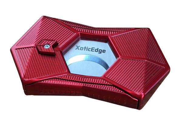 XoticEdge Xpanse Box Wing Guillotine Cigar Cutter High Quality Box Wing Dual Blade Guillotine Cutter