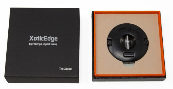 XoticEdge Xceed Combo Cigar V Cutter High Quality Round Combination W 10mm & 8mm Punch Cutters