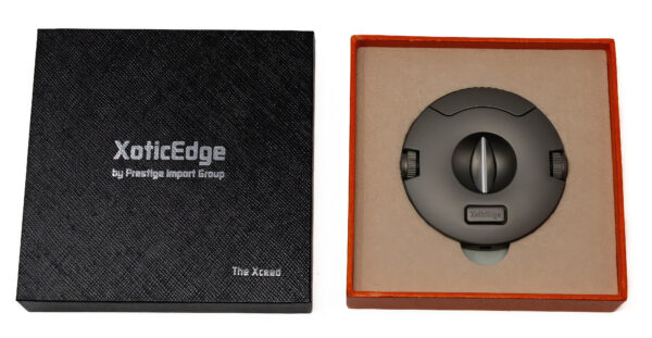 XoticEdge Xceed Combo Cigar V Cutter High Quality Round Combination W 10mm & 8mm Punch Cutters