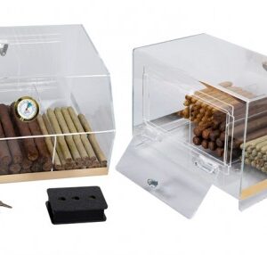 Laurence Professional Display Humidor 75 Count Acrylic Countertop