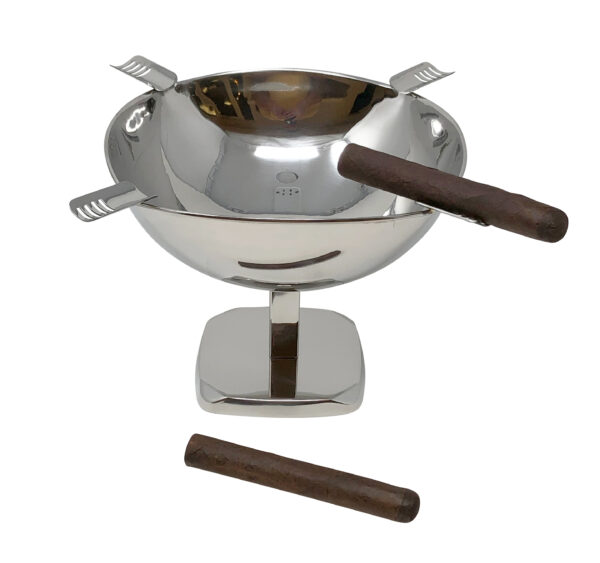 Smokin Ash Quadrangle Square Raised Desktop Cigar Ashtray