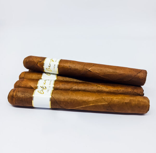 Crema de Pasion White Label. A Hand Rolled Habano with a Sugar Cane Sweet Tip.